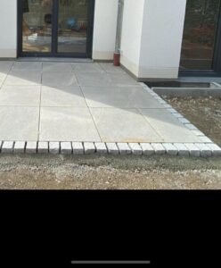 Anlegen einer Betonterrasse